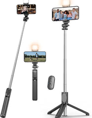 Selfie Stick Tripod with Fill Light -- 30pcs